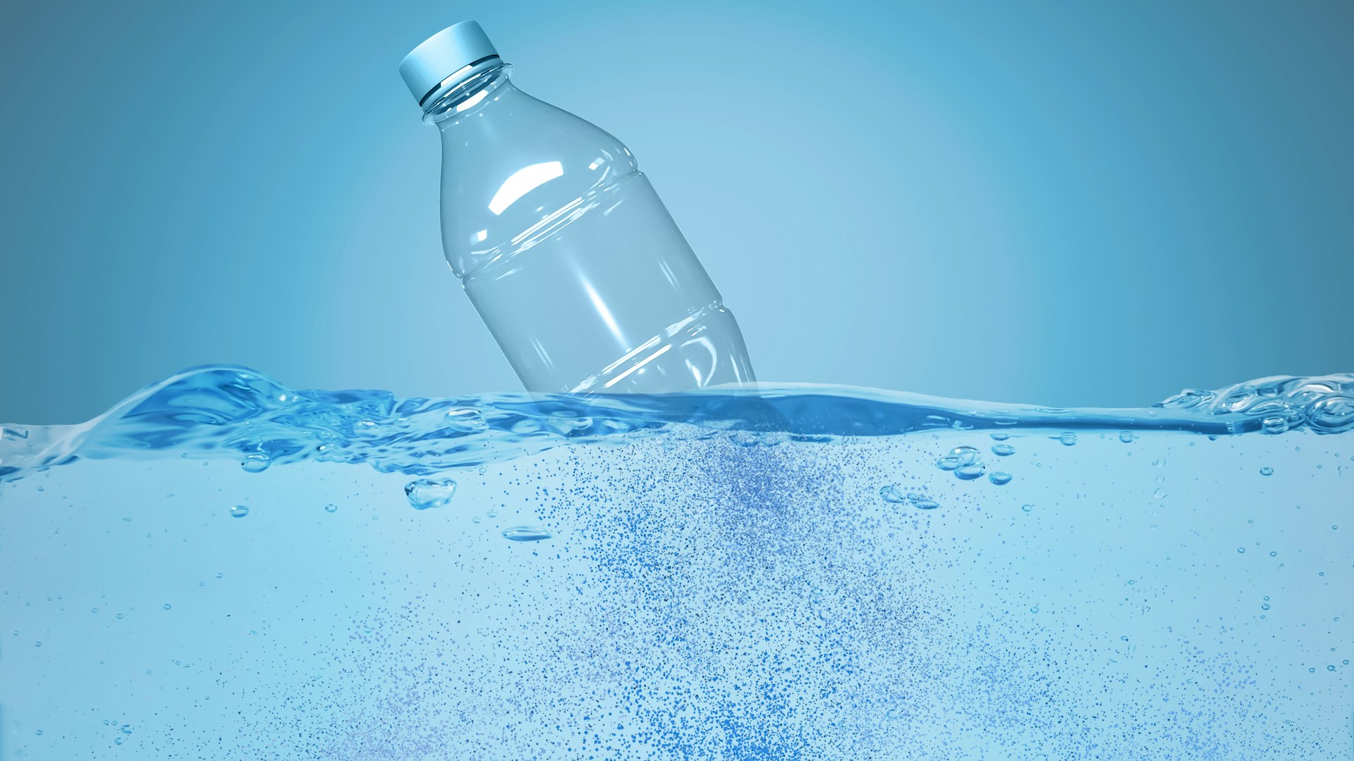 Klares Wasser wird in ein Glas gegossen - symbolisch für pH-Wert Messung